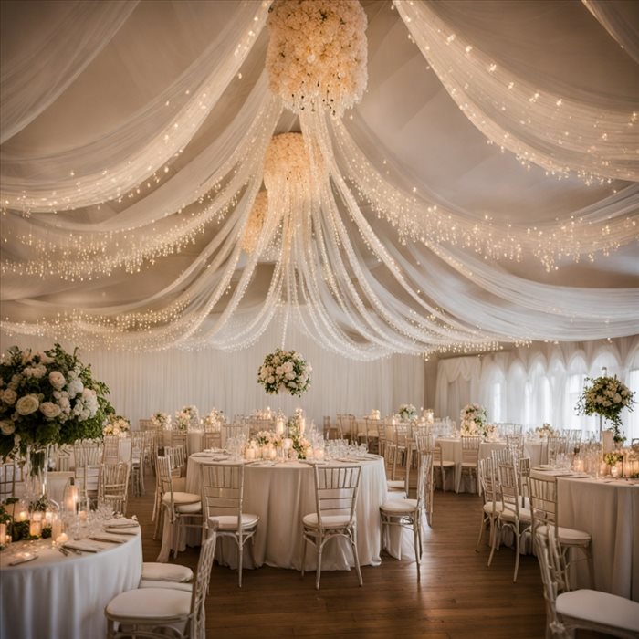 Idées de Décoration de Plafond pour Mariage