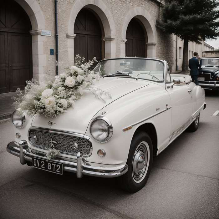 Décoration de Voiture de Mariage